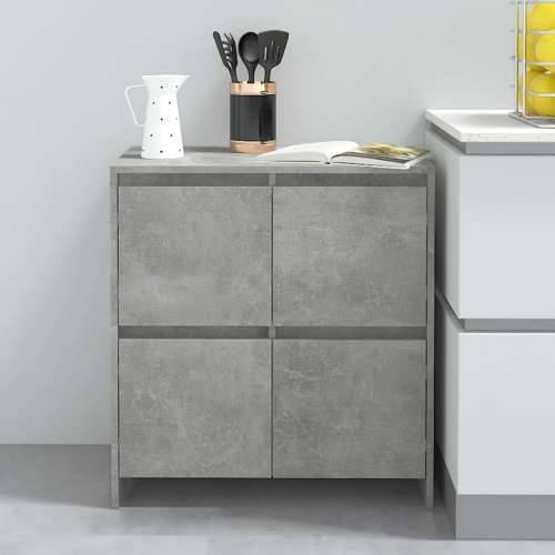 Komoda siva boja betona 70x41x75 cm od konstruiranog drva - Beton siva 1 Cijena