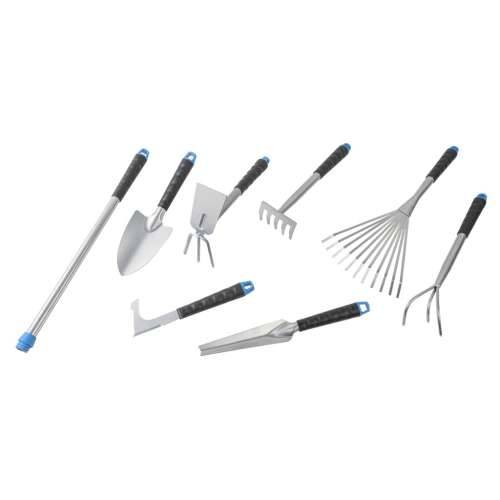 HI 8-dijelni set vrtnog alata srebrni metalni Cijena