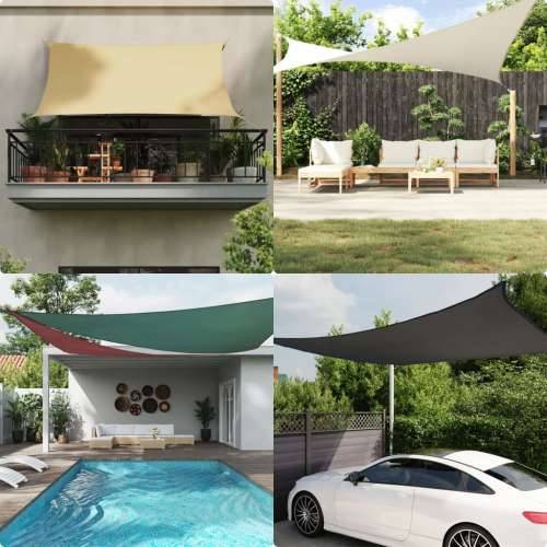 Jedro za zaštitu od sunca od tkanine Oxford pravokutno 5x8 m terakota - Terakota 5 x 8 m 1 Cijena