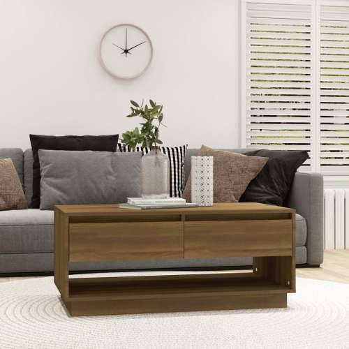 Stolić za kavu boja hrasta 102,5 x 55 x 44 cm konstruirano drvo Smeđi hrast 1 Cijena