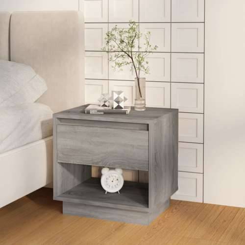 Noćni ormarići 2 kom boja hrasta 45x34x44 cm konstruirano drvo - Sivi hrast sonoma 2 Cijena