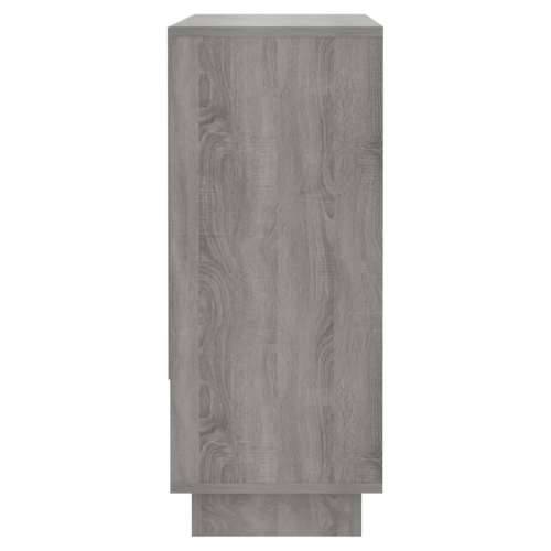 Komoda siva boja hrasta 97 x 31 x 75 cm od konstruiranog drva - Sivi hrast sonoma 1 Cijena