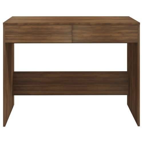 Radni stol boja smeđeg hrasta 101x50x76,5 cm konstruirano drvo - Smeđi hrast Cijena