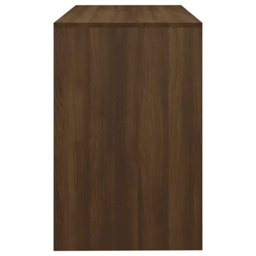Radni stol boja smeđeg hrasta 101x50x76,5 cm konstruirano drvo - Smeđi hrast Cijena