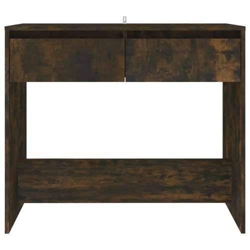 Konzolni stol boja hrasta 89 x 41 x 76,5 cm konstruirano drvo - Dimljeni hrast 1 Cijena