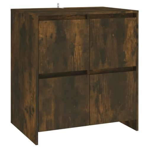 Komoda boja dimljenog hrasta 70x41x75 cm od konstruiranog drva - Dimljeni hrast 1 Cijena