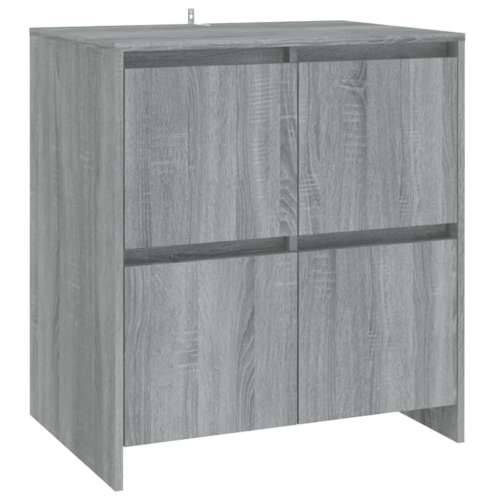 Komoda boja hrasta sonome 70x41x75 cm od konstruiranog drva - Sivi hrast sonoma 1 Cijena