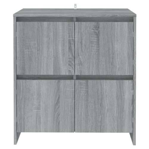 Komoda boja hrasta sonome 70x41x75 cm od konstruiranog drva - Sivi hrast sonoma 1 Cijena