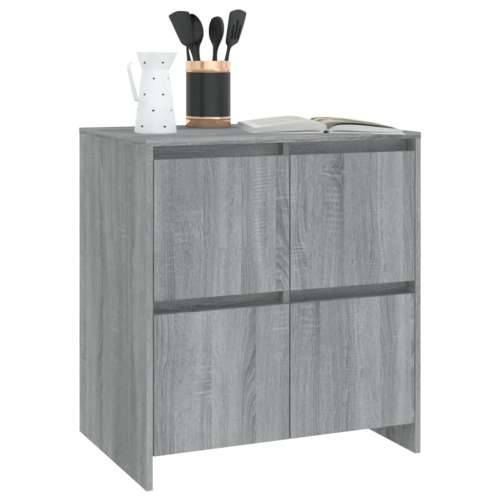 Komoda boja hrasta sonome 70x41x75 cm od konstruiranog drva - Sivi hrast sonoma 1 Cijena