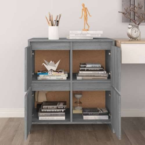 Komoda boja hrasta sonome 70x41x75 cm od konstruiranog drva - Sivi hrast sonoma 1 Cijena