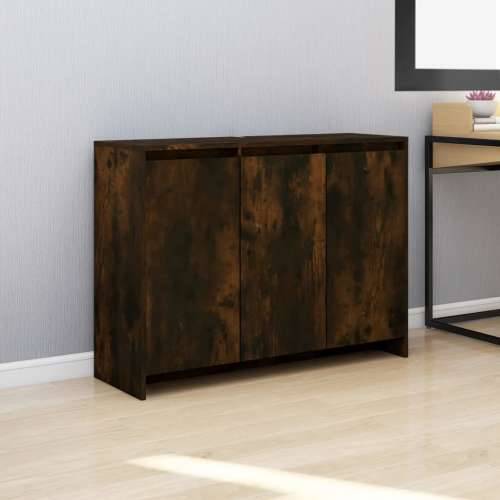 Komoda boja dimljenog hrasta 102x33x75 cm od konstruiranog drva - Dimljeni hrast 1 Cijena