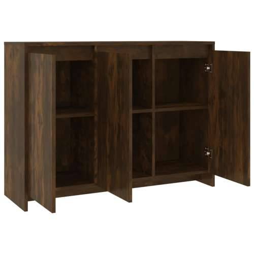Komoda boja dimljenog hrasta 102x33x75 cm od konstruiranog drva - Dimljeni hrast 1 Cijena