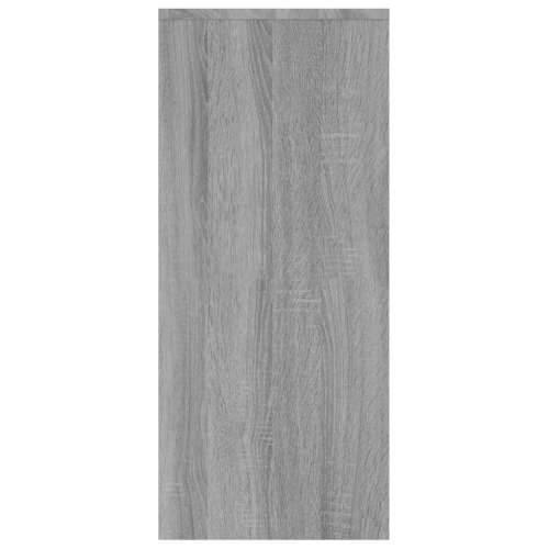 Komoda siva boja hrasta 102 x 33 x 75 cm od konstruiranog drva Sivi hrast sonoma 1 Cijena