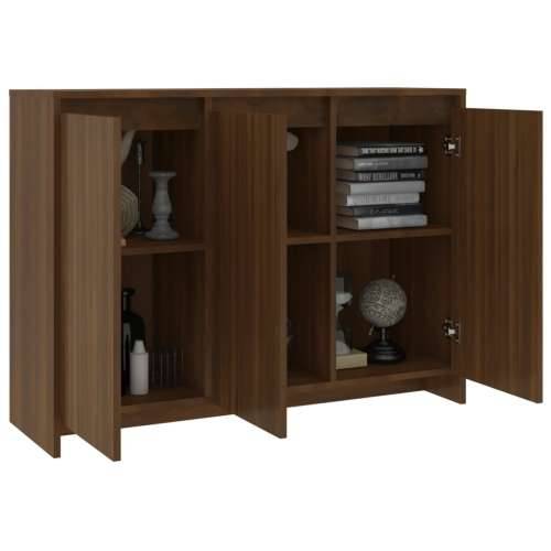 Komoda boja smeđeg hrasta 102x33x75 cm od konstruiranog drva - Smeđi hrast 1 Cijena