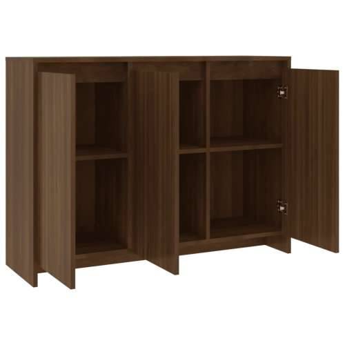Komoda boja smeđeg hrasta 102x33x75 cm od konstruiranog drva - Smeđi hrast 1 Cijena