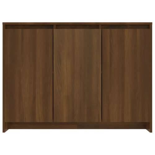 Komoda boja smeđeg hrasta 102x33x75 cm od konstruiranog drva - Smeđi hrast 1 Cijena