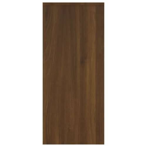 Komoda boja smeđeg hrasta 102x33x75 cm od konstruiranog drva - Smeđi hrast 1 Cijena