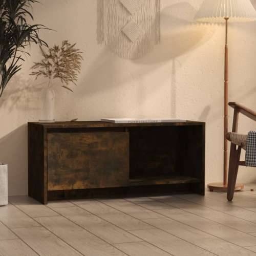 TV ormarić boja dimljenog hrasta 90x35x40 cm konstruirano drvo - Dimljeni hrast 1 Cijena