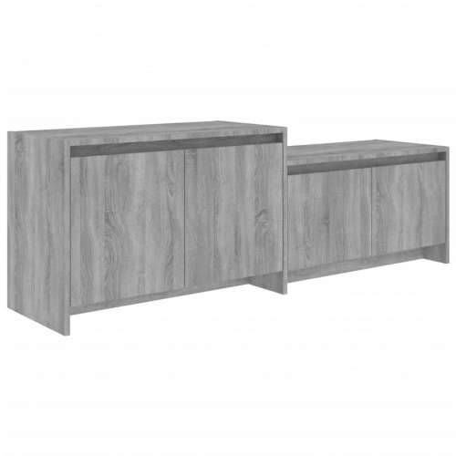 TV ormarić boja hrasta sonome 146,5x35x50 cm konstruirano drvo - Sivi hrast sonoma 1 Cijena