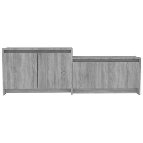 TV ormarić boja hrasta sonome 146,5x35x50 cm konstruirano drvo - Sivi hrast sonoma 1 Cijena