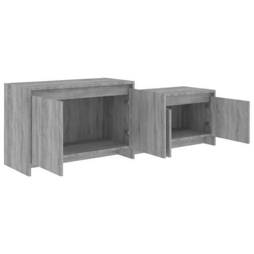 TV ormarić boja hrasta sonome 146,5x35x50 cm konstruirano drvo - Sivi hrast sonoma 1 Cijena