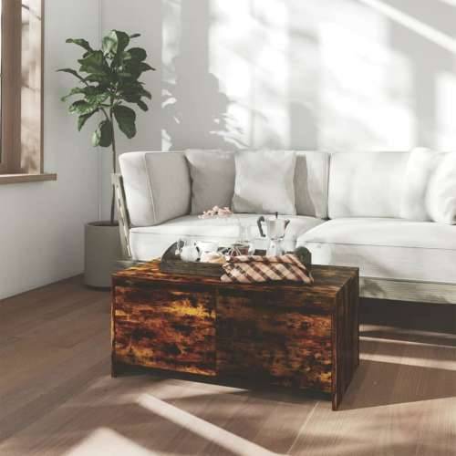 Stolić za kavu boja hrasta 90 x 50 x 41,5 cm konstruirano drvo Dimljeni hrast 1 Cijena