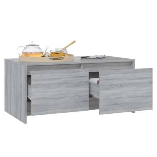 Stolić za kavu siva boja hrasta 90x50x41,5 cm konstruirano drvo - Sivi hrast sonoma 1 Cijena