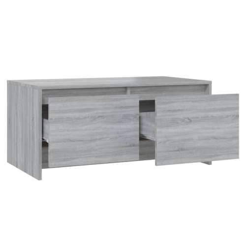 Stolić za kavu siva boja hrasta 90x50x41,5 cm konstruirano drvo - Sivi hrast sonoma 1 Cijena