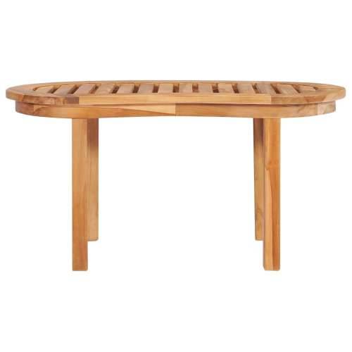 4-dijelna vrtna garnitura u obliku banane od masivne tikovine - 151 x 62 x 86 cm 2x fotelja + klupa + stol 1 Cijena