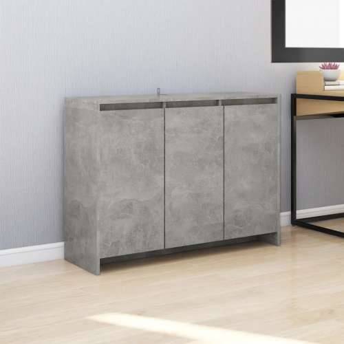 Komoda siva boja betona 102x33x75 cm od konstruiranog drva - Beton siva 1 Cijena