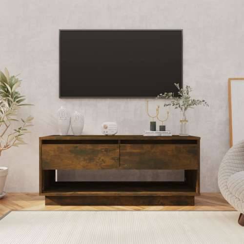 TV ormarić boja dimljenog hrasta 102 x 41 x 44 cm od iverice Cijena