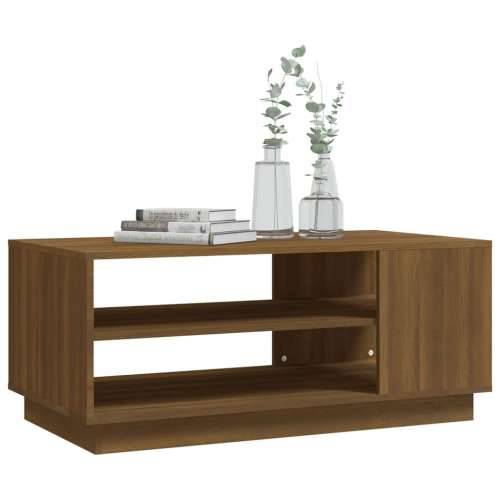 Stolić za kavu smeđa boja hrasta 102x55x43 cm konstruirano drvo - Smeđi hrast 102 x 55 x 43 cm 1 Cijena