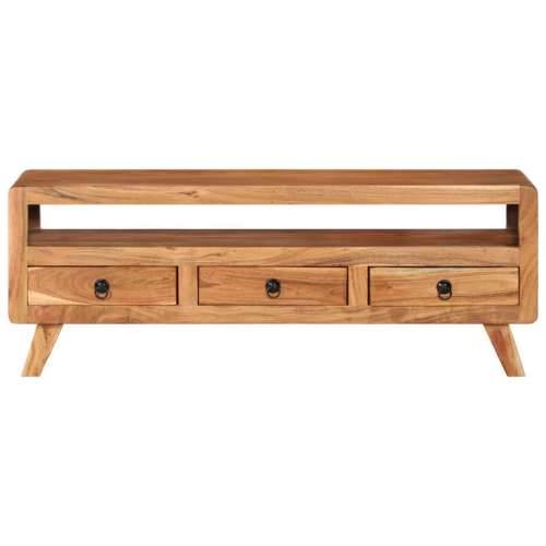 TV ormarić 110 x 30 x 40 cm od masivnog bagremovog drva - 1 Masivno bagremovo drvo Cijena