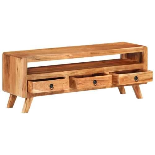 TV ormarić 110 x 30 x 40 cm od masivnog bagremovog drva - 1 Masivno bagremovo drvo Cijena