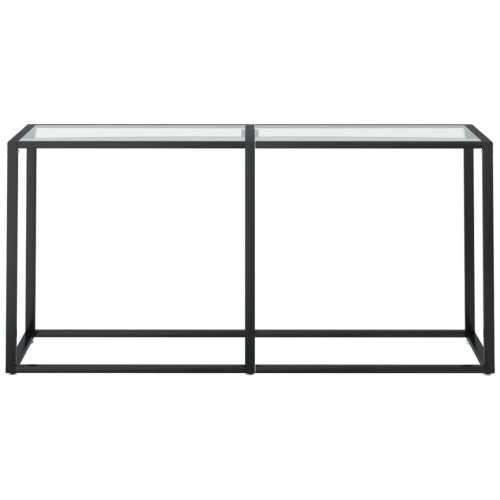Konzolni stol prozirni 160 x 35 x 75,5 cm od kaljenog stakla - Transparentan 1 160 cm Cijena