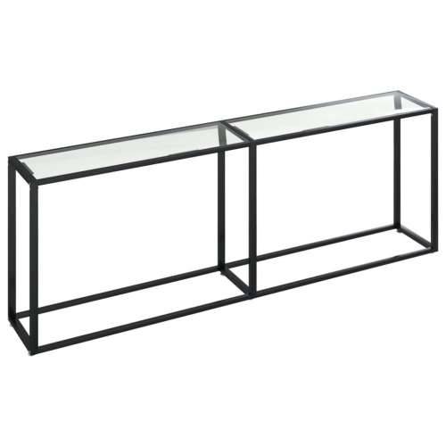 Konzolni stol prozirni 220 x 35 x 75,5 cm od kaljenog stakla - Transparentan 1 220 cm Cijena