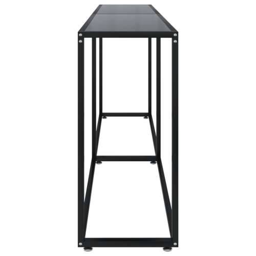 Konzolni stol crni 220 x 35 x 75,5 cm od kaljenog stakla - Crna 1 220 cm Cijena