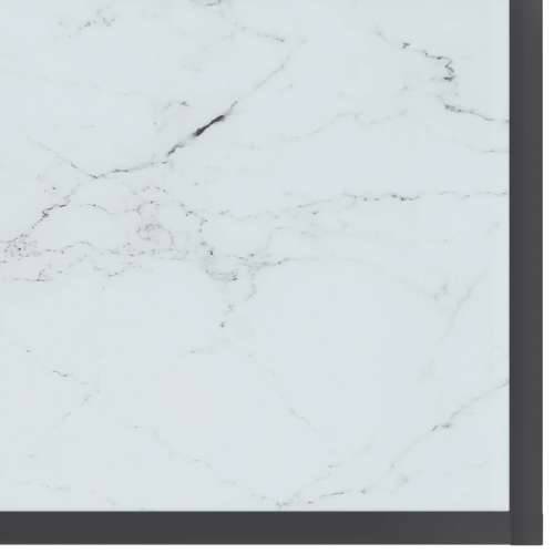 Konzolni stol bijeli 160 x 35 x 75,5 cm od kaljenog stakla - Bijela mramorna 1 160 cm Cijena