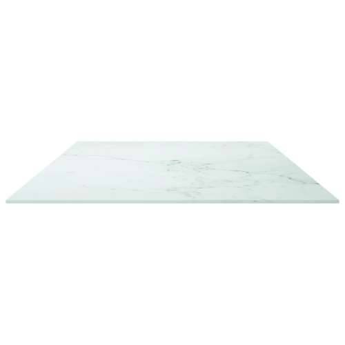 Stolna ploča bijela 120x65 cm 8 mm staklena s mramornim uzorkom - Bijela 120 x 65 cm 1 Cijena