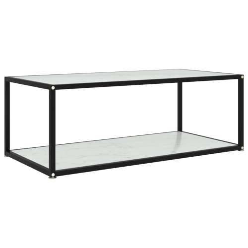 Stolić za kavu bijeli 100 x 50 x 35 cm od kaljenog stakla - Bijela 100 x 50 x 35 cm 1 Cijena