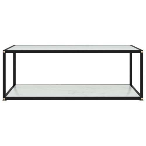 Stolić za kavu bijeli 100 x 50 x 35 cm od kaljenog stakla - Bijela 100 x 50 x 35 cm 1 Cijena