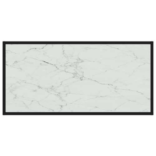 Stolić za kavu bijeli 100 x 50 x 35 cm od kaljenog stakla - Bijela 100 x 50 x 35 cm 1 Cijena