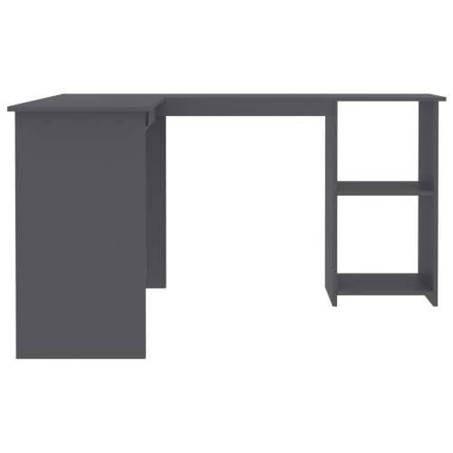 Kutni radni stol sivi 120 x 140 x 75 cm od iverice Cijena