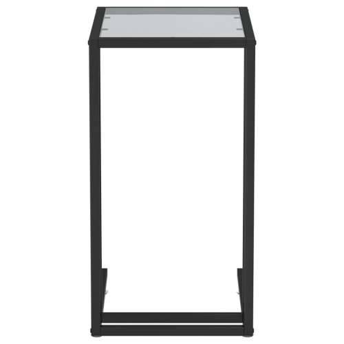 Bočni stolić za računalo crni 50x35x65 cm od kaljenog stakla - Crna 1 Cijena