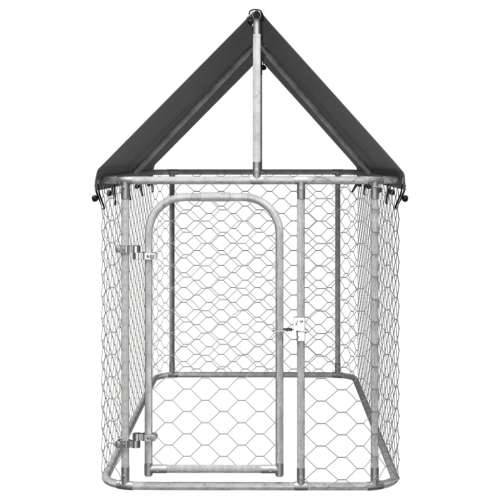 Vanjski kavez za pse s krovom 200 x 100 x 150 cm Cijena