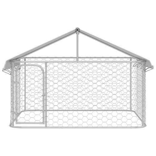 Vanjski kavez za pse s krovom 200 x 200 x 150 cm - 200 x 200 x 150 cm 1 Cijena