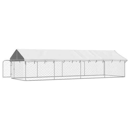 Vanjski kavez za pse s krovom 600 x 200 x 150 cm - 600 x 200 x 150 cm 1 Cijena