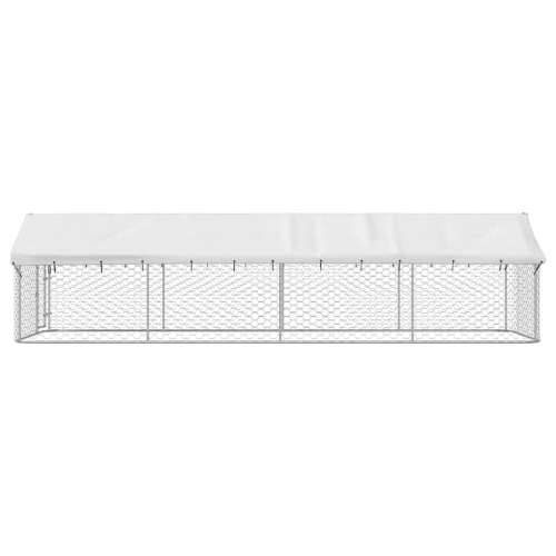 Vanjski kavez za pse s krovom 600 x 200 x 150 cm - 600 x 200 x 150 cm 1 Cijena