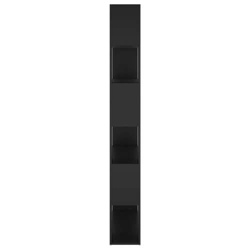 Ormarić za knjige / Paravan - Sobna pregrada crni 100 x 24 x 188 cm - Crna 1 Cijena