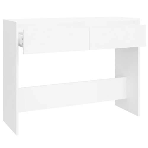 Konzolni stol bijeli 100 x 35 x 76,5 cm od konstruiranog drva - Bijela 1 Cijena